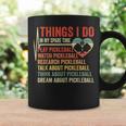 Funny Pickleball Heartbeat Things I Do In My Spare Time Coffee Mug Gifts ideas