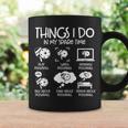 Funny Pickleball Things I Do In My Spare Time Pickleball Coffee Mug Gifts ideas