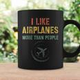 Funny Pilot Small Plane Retro Aviation Themed Airplane Lover Coffee Mug Gifts ideas