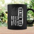 Gamer Dad American Flag Funny Video Gaming Fathers Day Coffee Mug Gifts ideas