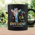 Giraffe Acceptance Kids Boys Girls Its Ok To Be Different Coffee Mug Gifts ideas