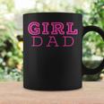 Girl Dad Cute Pink Father & Daughter Design Fathers Day Coffee Mug Gifts ideas