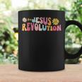 Groovy Retro Jesus Revolution Love Like Jesus Christian Coffee Mug Gifts ideas
