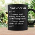 Gwendolyn Definition Personalized Custom Name Loving Kind Coffee Mug Gifts ideas