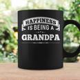 Happiness Is Being A Grandpa Men Top Fathers Day Gifts Coffee Mug Gifts ideas