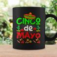 Happy Cinco De Mayo Colorful Sombrero Cactus Mexican Party Coffee Mug Gifts ideas