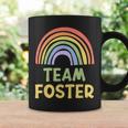 Happy Colorful Team Foster Rainbow Pride Green Yellow Coffee Mug Gifts ideas