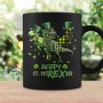 Happy St Pat RexRex Leopard Dinosaur Irish Patricks Day Coffee Mug Gifts ideas