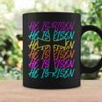 He Is Risen Jesus Cross Religious Christian Easter Day Coffee Mug Gifts ideas