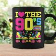 Heart 90S 1990S Fashion Theme Party Outfit Nineties Costume Coffee Mug Gifts ideas