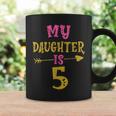 Hearts 5Th Bday For Daughter From Mom Dad Coffee Mug Gifts ideas