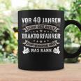 Herren 40. Geburtstag Traktor Tassen, Landwirt & Treckerfahrer Motiv Geschenkideen