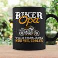 Herren Biker Opa Cooler Motorrad Fahrer Großvater Geschenk Tassen Geschenkideen