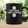 Herren The Man The Legend Lustiges Mann Legende Pfeile Männer Tassen Geschenkideen