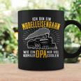 Herren Modelleisenbahn Opa Eisenbahner Modellbauer Rentner Tassen Geschenkideen