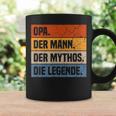 Herren Opa Der Mann Der Mythos Die Legende Großvater Geschenk Tassen Geschenkideen