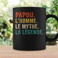 Herren Papou Lhomme Le Mythe Legende Vintage Papou Tassen Geschenkideen