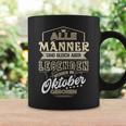 Herren Tassen Legenden Geboren im Oktober, Einzigartiges Männer Tee Geschenkideen