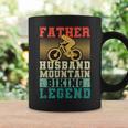 Herren Vatertag Biker Vater Ehemann Mountainbike Legende Tassen Geschenkideen
