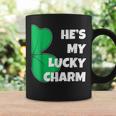Hes My Lucky Charm Funny St Patricks Day Couple Coffee Mug Gifts ideas