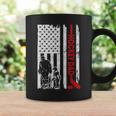 Hockey Dad American Flag Fathers Day For Hockey Daddy Coffee Mug Gifts ideas