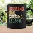 Husband Dad Cooking Legend Funny Cook Chef Father Vintage Gift For Mens Coffee Mug Gifts ideas