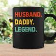 Husband Daddy Legend Funny Fathers Day For Daddy Best Dad Coffee Mug Gifts ideas