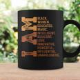 I Am Black Woman Educated Melanin Pride Black History Month Coffee Mug Gifts ideas