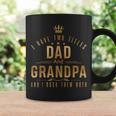 I Have Two Titles Dad And Grandpa Men Retro Decor Grandpa Coffee Mug Gifts ideas