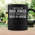 I Keep All My Dad Jokes In A Dad-A-Base Vintage Coffee Mug Gifts ideas