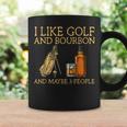 I Like Golf And Bourbon And Maybe 3 People Funny Gift Coffee Mug Gifts ideas