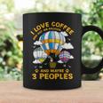 I Love Coffee And Hot Air Balloon And Maybe 3 People Cat Coffee Mug Gifts ideas