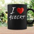 I Love Heart Albert Family NameCoffee Mug Gifts ideas