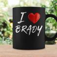 I Love Heart Brady Family NameCoffee Mug Gifts ideas