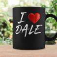 I Love Heart Dale Family NameCoffee Mug Gifts ideas
