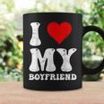 I Love My Boyfriend Funny I Heart Love Hot My Bf Custom Coffee Mug Gifts ideas
