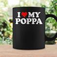 I Love My PoppaHeart Funny Fun Gift Coffee Mug Gifts ideas