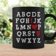 I Love You Abc Alphabet English Teacher Valentines Day Lover Coffee Mug Gifts ideas