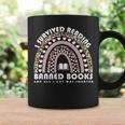 I Survived Reading Banned Books Leopard Librarian Bookworm Coffee Mug Gifts ideas