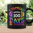 I Tackled 100 Days Of School Football Tie Dye Teacher Kids V2 Coffee Mug Gifts ideas