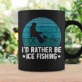 Id Rather Be Ice Fishing Lustige Winterangeln Herren Damen Tassen Geschenkideen