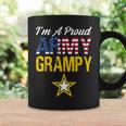 Im A Proud Army Grampy Military Pride American Flag Coffee Mug Gifts ideas