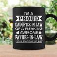 Im A Proud Daughter In Law Of Awesome Father In Law Coffee Mug Gifts ideas