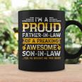 Im A Proud Father In Law Of A Awesome Son In Law Funny Coffee Mug Gifts ideas