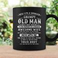 Im A Spoiled Grumpy Old Man Awesome Wife Born In December Coffee Mug Gifts ideas