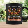 Im Thankful For Many Things But Being A Great Grandpa Coffee Mug Gifts ideas