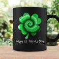 Irish Shamrock Tie Dye Happy St Patricks Day Go Lucky Coffee Mug Gifts ideas