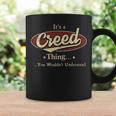 Its A Creed Thing You Wouldnt Understand Shirt Personalized Name GiftsShirt Shirts With Name Printed Creed Coffee Mug Gifts ideas