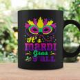 Its Mardi Gras Yall Masquerade Jester Hat Mardi Beads Coffee Mug Gifts ideas