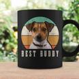 Jack Russell Dad Terrier Mom Best Buddy Retro Vintage Dog Coffee Mug Gifts ideas
